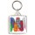 Life is Better in Flip Flops - Square Keyring
