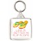 Life is Better in Flip Flops - Square Keyring