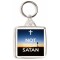 Not Today Satan - Square Keyring