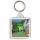 Keep Calm and Love Clovelly - Square Keyring