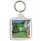 Keep Calm and Love Clovelly - Square Keyring
