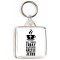 All I need Today is a little bit of Coffee and a Whole Lot of Jesus - Square Keyring