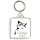 Cool Cat - Square Keyring
