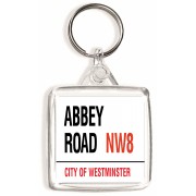 Abbey Road - Square Keyring