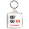 Abbey Road - Square Keyring
