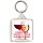 I Make Wine Disappear What's Your Superpower? - Square Keyring