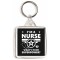I'm a Nurse What's Your Superpower? - Square Keyring