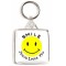 Smile Jesus Loves You - Square Keyring