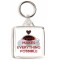 Coffee Makes Everything Possible - Square Keyring