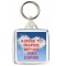 Aspire to Inspire Before you Expire - Square Keyring