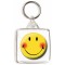 Blushing Smiley - Square Keyring