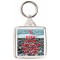 Keep Calm and Love Hayling Island - Square Keyring