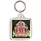 Keep Calm and Love Furness Abbey - Square Keyring