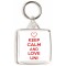 Keep Calm and Love Uni - Square Keyring