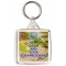 Keep Calm and Love Scrapbooking - Square Keyring
