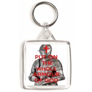 Put on the Whole Armour of God - Square Keyring