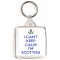 I Can't Keep Calm I'm Scottish - Square Keyring