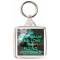 Keep Calm and Love the Flying Scotsman - Square Keyring
