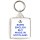 Born English but Made in Scotland - Square Keyring