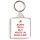 Born Irish but Made in England - Square Keyring