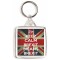 Keep Calm Brexit means Brexit - Square Keyring
