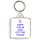 Keep Calm and Do the Floss - Square Keyring