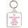 Keep Calm and Floss Like the Boss - Square Keyring