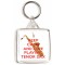 Keep Calm and Love Playing Tenor Sax - Square Keyring