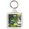 Keep Calm and Love Luxembourg - Square Keyring