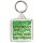 Keep Calm and Love Mint Choc Chip Ice Cream - Square Keyring