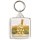 Keep Calm and Love Apple Pie & Custard - Square Keyring