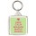 Keep Calm because Maths Rocks - Square Keyring