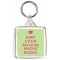 Keep Calm because Maths Rocks - Square Keyring