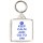 Keep Calm and Go to Uni - Square Keyring
