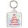 Keep Calm and Love Askam in Furness - Square Keyring