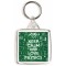 Keep Calm and Love Physics - Square Keyring