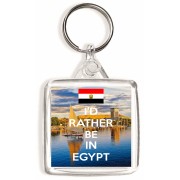 I'd Rather be in Egypt - Square Keyring