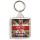 A Balanced Diet is a Gin in Both Hands - Square Keyring