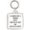 A Grandfather is Someone with Silver in His Hair and Gold in His Heart! - Square Keyring