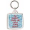 Don't Give Up You Can Do It - Square Keyring