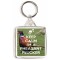 Keep Calm I'm a Pheasant Plucker - Square Keyring