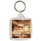 May Your Day be Full of Peace, Love and Joy. - Square Keyring