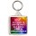 School is Important But Being Kind is Importanter - Square Keyring