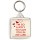 I'm So Lucky to Have You in My Life - Square Keyring