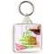 Keep Calm and Love Maple Syrup - Square Keyring