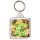 Keep Calm Love Bread & Butter Pudding - Square Keyring