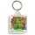 Keep Calm and Love Bread Pudding - Square Keyring