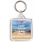 Keep Calm and Love Broadstairs - Square Keyring