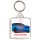 Keep Calm and Drive a Mustang - Square Keyring