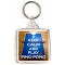 Keep Calm and Play Ping-Pong - Square Keyring
